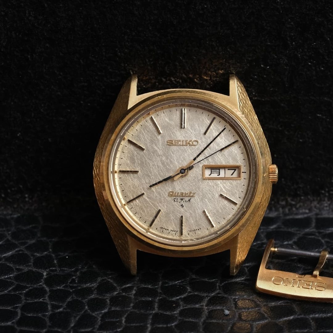 Seiko VFA 3823 – 7030 Gold Solid 18K from September 1974