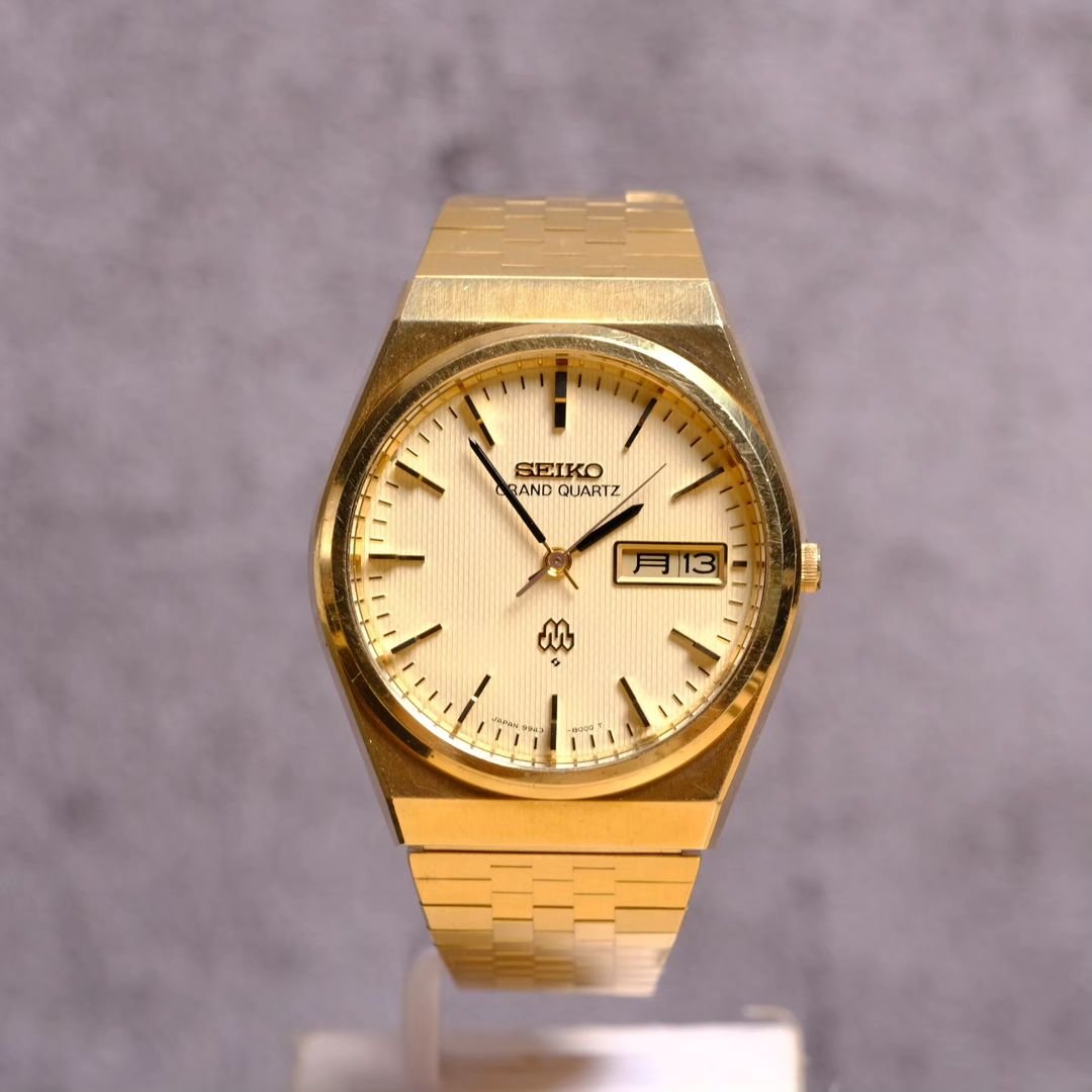 Grand Twin quartz 9943 – 8000 Cap Gold from March 1981 - Seiko Vintage