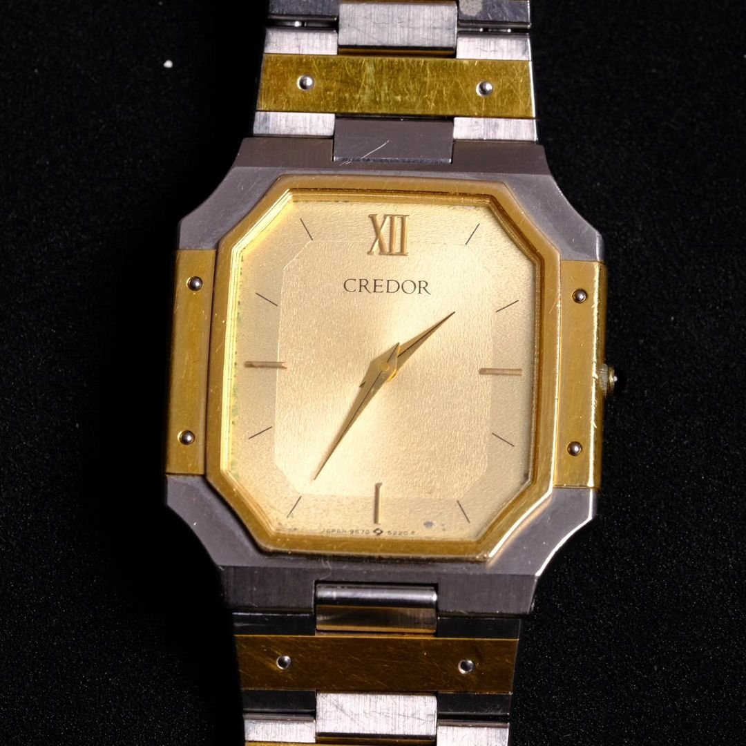 Credor 9570 – 5210 Bezel 14K gold from Septembet 1985