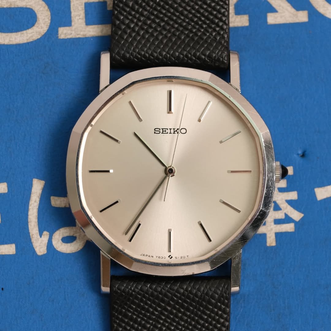 Seiko Acier 7830 – 5100 Octagon from October 1978