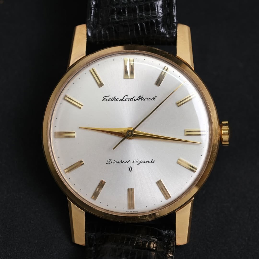 Seiko Lord Marvel 15027 Gold Solid 18K from March 1963