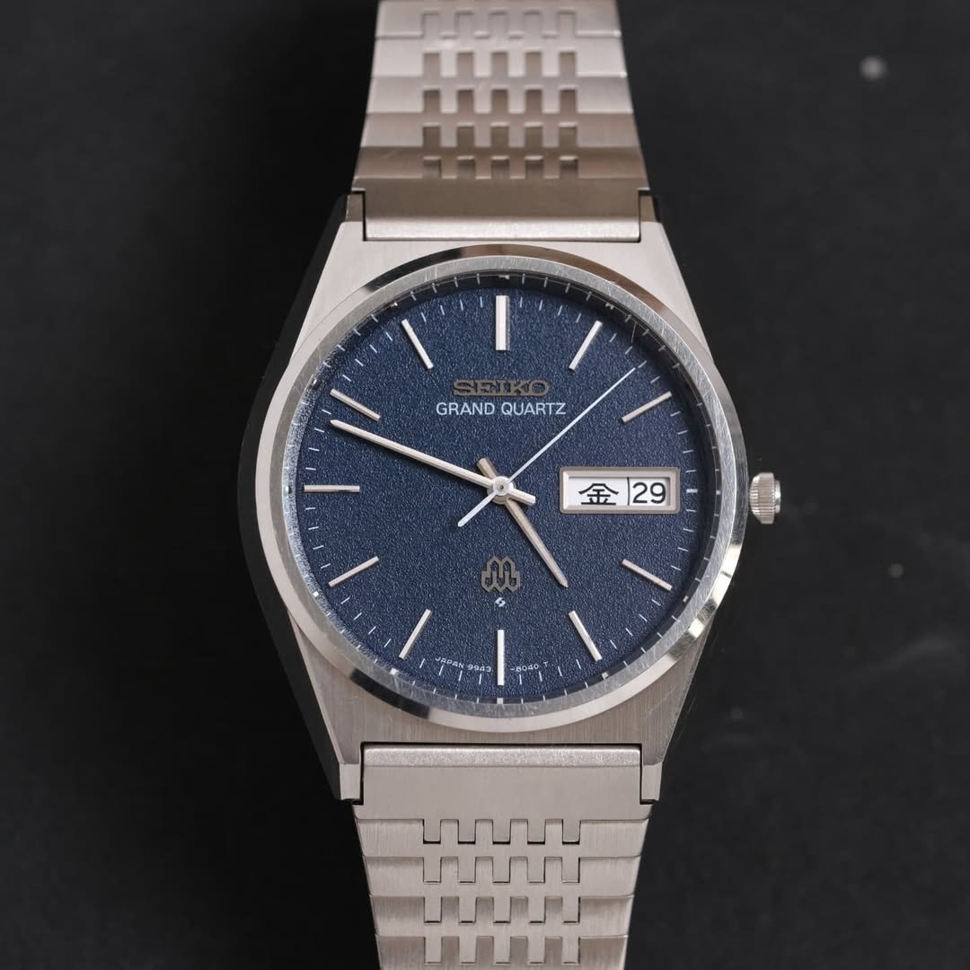 Grand Quartz 9943 – 8030 Blue Sand Dial from June 1978