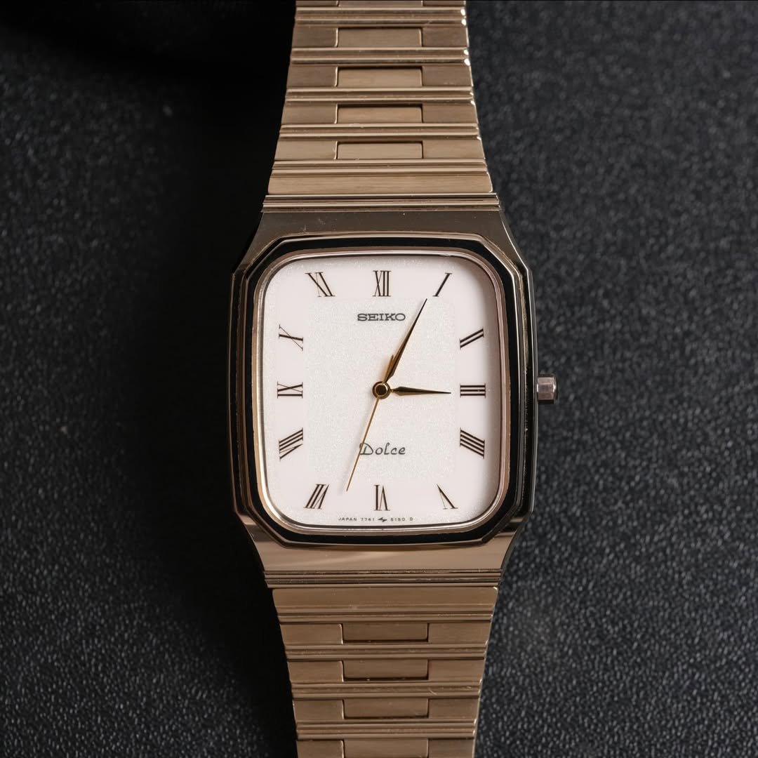 Seiko Dolce 7741 – 5130 Tungsten from April 1988