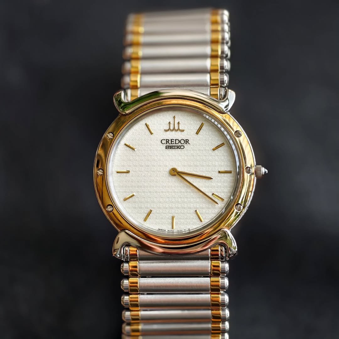 Seiko Credor 5A74 – 0650 Bezel 18K